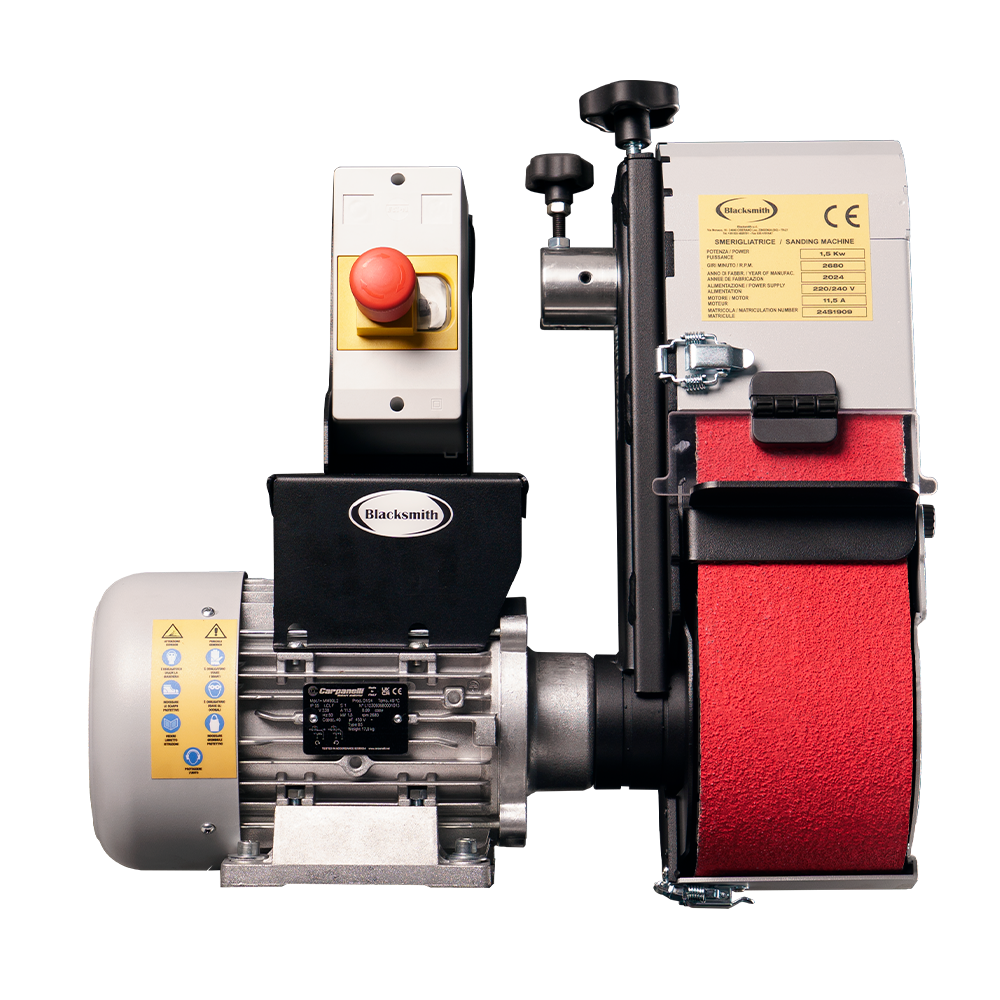 LEVIGATRICE BLUNT BLACKSMITH 1,5kW 2680rpm+MANUALE+DICH.CONFORMITA
